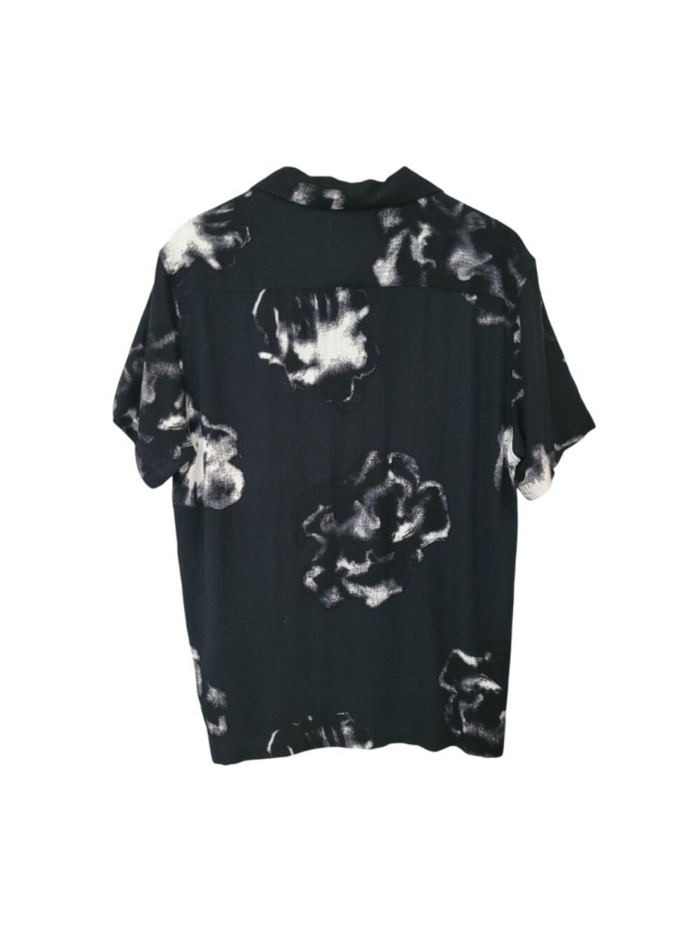 Denim & Flower Ricky Singh Floral Button-Up Shirt Mens Size L Black - Picture 2 of 8